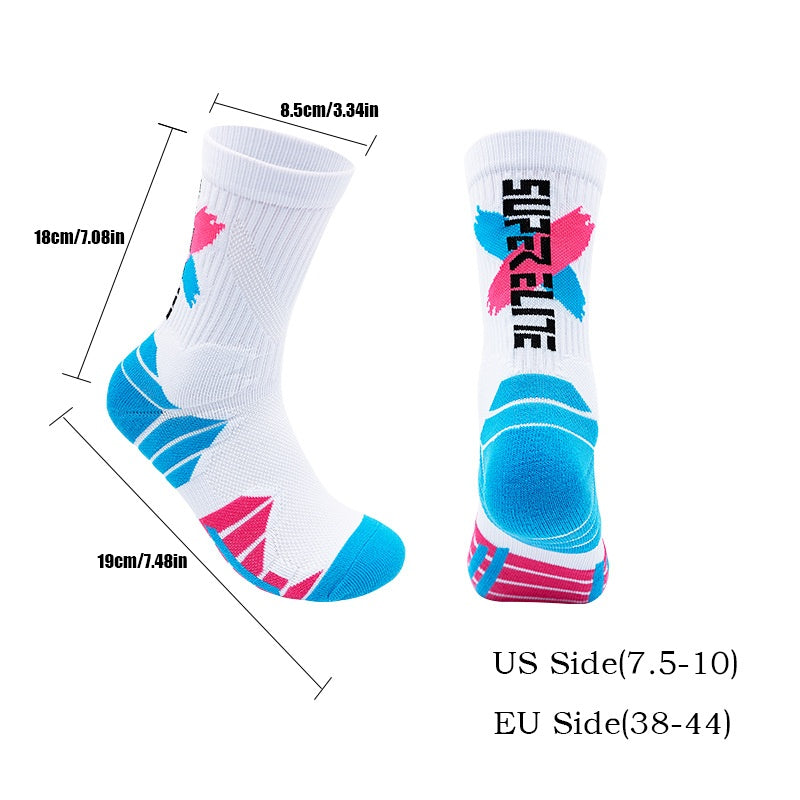 Anti-odor and Anti-slip Compression Running Socks