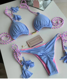 Braided Bikini Triangle Swimsuit